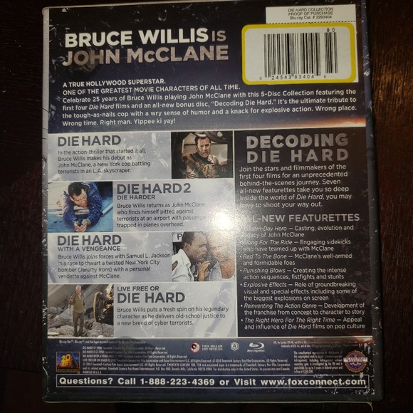 Die Hard 25th Anniversary Blu Ray Collection - Picture 2 of 6